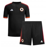 Camisa de time de futebol AS Roma Bryan Cristante #4 Replicas 3º Equipamento Infantil 2023-24 Manga Curta (+ Calças curtas)